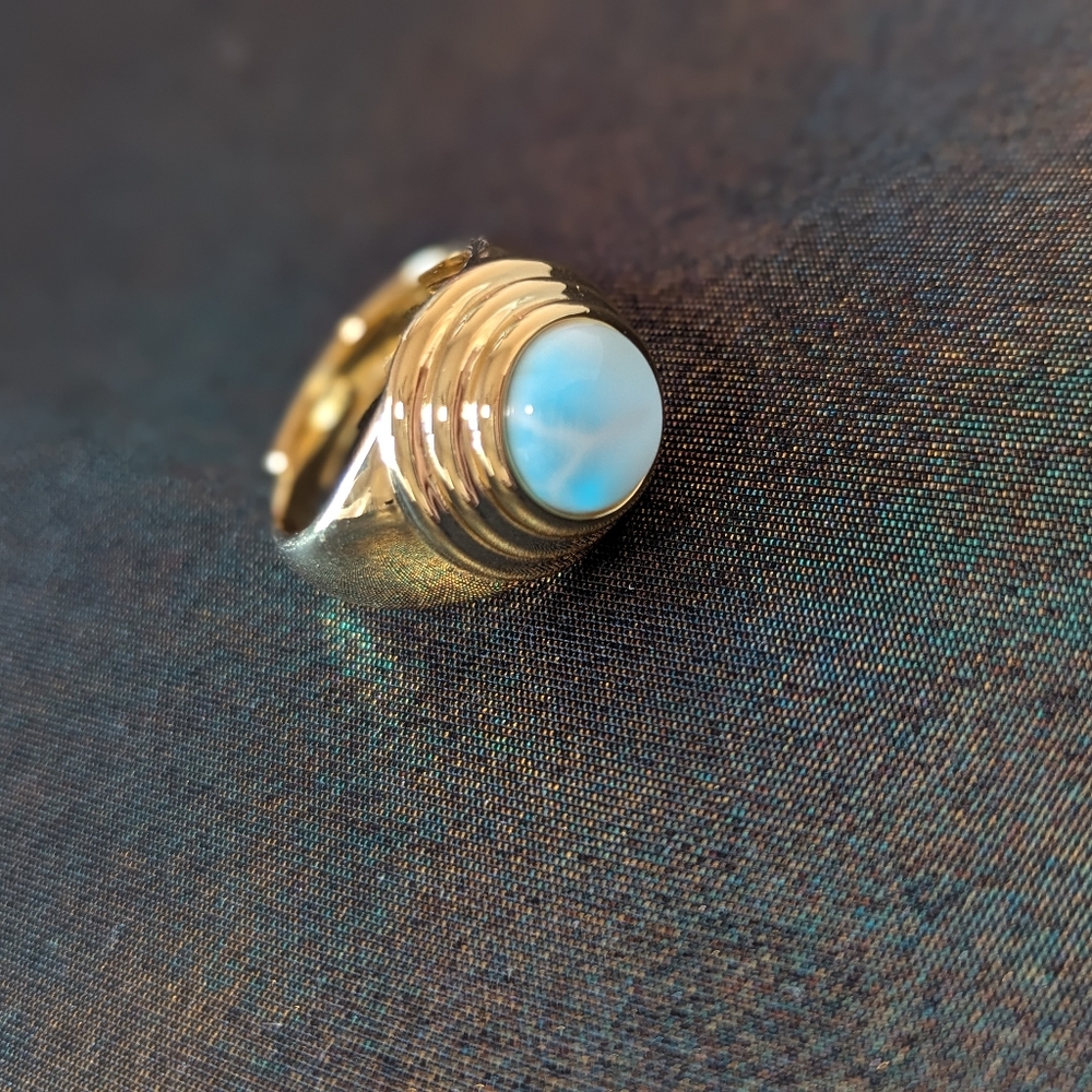 Light Blue Stone Ring - image 4